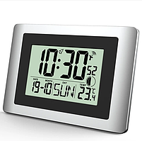 Годинник Кухонний Електронний Настінний для дому Technoline WS8028 Silver/Black (WS8028) Німеччина, фото 3