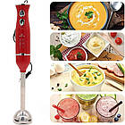 Блендер занурювальний з чашею 600мл, 1500W, VOLYX VO8514 / Кухонний блендер подрібнювач / Блендер-міксер, фото 7