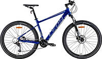 Велосипед AL 27.5" Leon XC-70 AM Hydraulic lock out HDD рама-18" синий с серым 2022