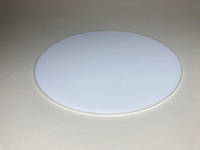 Акриловый белый (молочный) круг из оргстекла d 10 см, толщина 5 мм