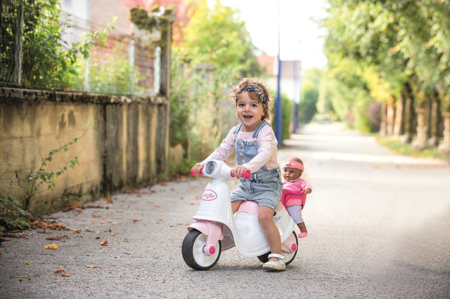 Скутер Smoby Королле з кошиком для ляльки (721004)