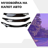 Мухобойка Chevrolet Captiva Шевроле Каптива с 2006-2011 г.в. Дефлектор капота