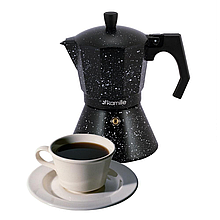 Кавоварка гейзерна (індукційне дно)450 мл Kamille KM- 2513 mr