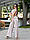 Жіночий літній костюм топ + штани, рубчик норма — розмір 42-48, колір уточнюйте під час замовлення, фото 6