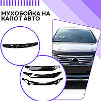 Мухобойка Mitsubishi Colt Мицубиси Кольт с 2002-2008 г.в Дефлектор капота