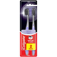 Зубная щетка Colgate High Density Charcoal мягкая 2 шт. 8718951369153 OIU