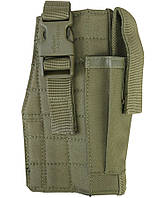 Кобура на ногу тактическая военная пистолетный чехол на ремешках KOMBAT UK Molle Gun Mag Pouch Койот EK-77