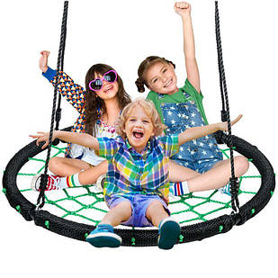 Садова гойдалка Tini Mini Pro 120см 240кг зелена