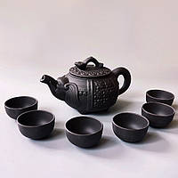 Чайний керамічний набір для китайської чайної церемонії на 6 персон Слон