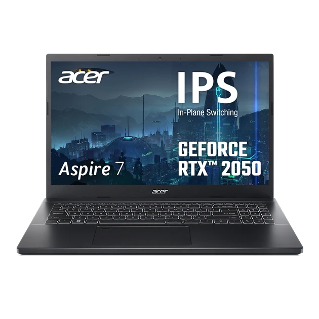 Ноутбук Acer Aspire 7 A715-76G-737K (NH.QN4EU.004) Charcoal Black / Intel Core i7-12650H / RAM 16 ГБ / SSD 1 Т