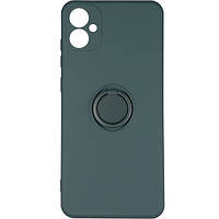 Чехол-накладка Gelius Ring Holder Case для Samsung A055 (A05) Dark Green