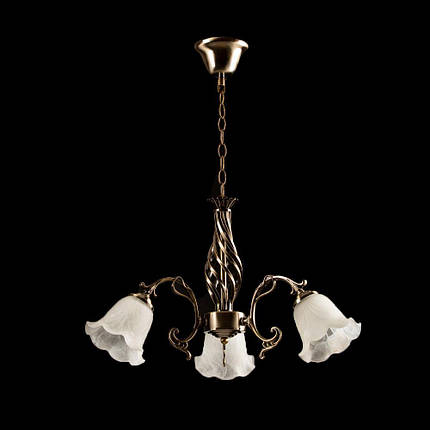 Люстра стельова на три плафони, фото 1