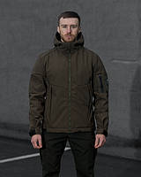 Куртка тактическая мужская армейская демисезонная военная для ВСУ Softshell BEZET Робокоп 2.0 S Зеленый EK-77