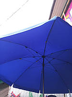 Зонт торговый 2,6м, металический каркас (прорезиненая ткань)