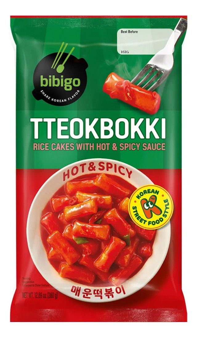 Корейські струмки класичні (гострі), Tteokbokki, Південна Корея, 360 г!!!Уцінка до 04.2025