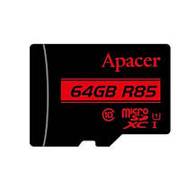Карта пам'яті для домофону microSDXC Apacer 64 GB class 10 UHS-1, фото 5
