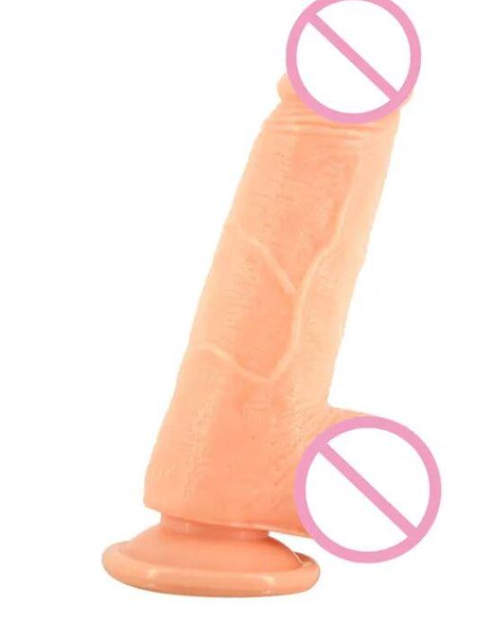 Великий фалоімітатор на присосці, фото 1