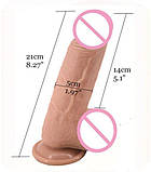 Великий фалоімітатор на присосці, фото 2