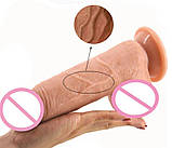 Великий фалоімітатор на присосці, фото 3