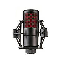 Профессиональный микрофон V500, для живой записи конденсаторный с ударопрочным креплением