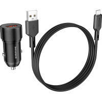 Зарядний пристрій BOROFONE BZ19A charger set (Micro) USB-A Black (BZ19AMB)