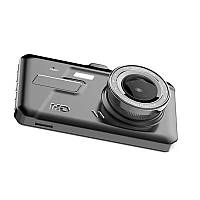 Автомобильный 4,0-дюймовый регистратор H528-2 1080P Ips Сенсорный экран 2 камеры с зеркалом заднего вида
