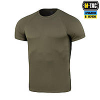 M-Tac футболка реглан потоотводная Summer Olive, тактическая футболка олива, военная летняя футболка мужская