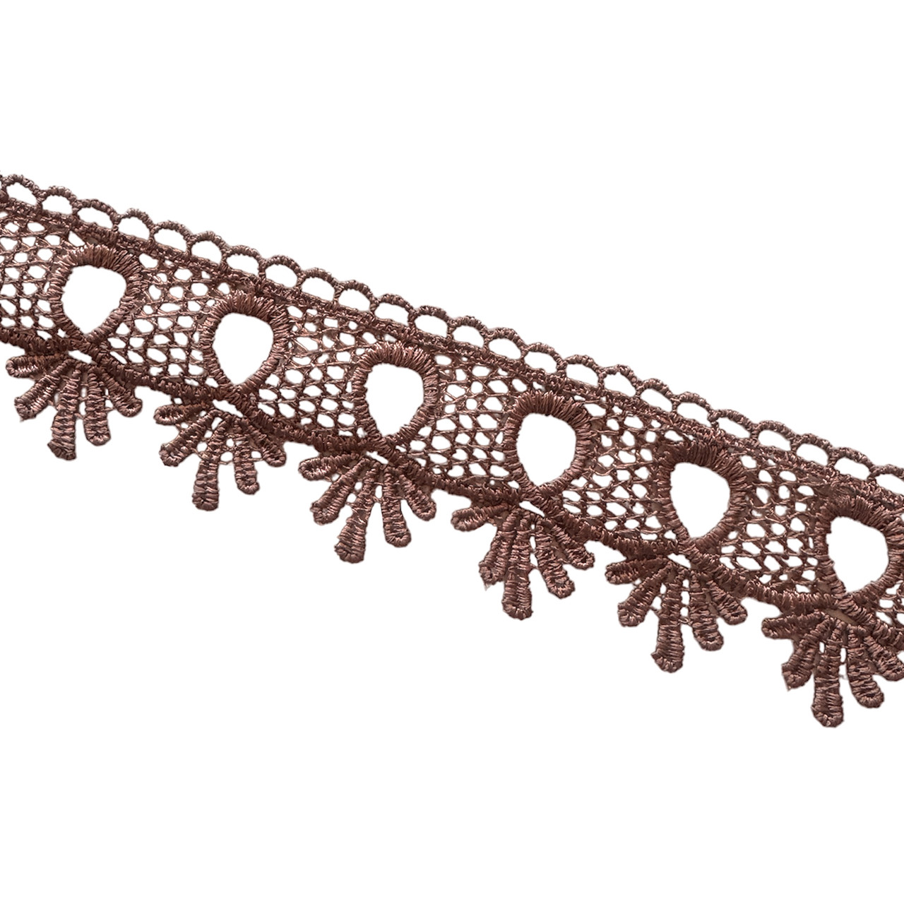 Мереживо макраме 5,0 см колір - мокко, фото 1