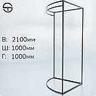 Примірочна  BELLE-211 кутова, 2100х1000х1000мм. Торгове обладнання для магазину, фото 4