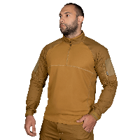 Рубашка мужская тактическая убакс военная армейская для военнослужащих Camotec CM Raid L Койот TR-44