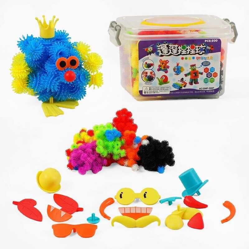 Конструктор з липучками Bunchems 500дет, BMP500P