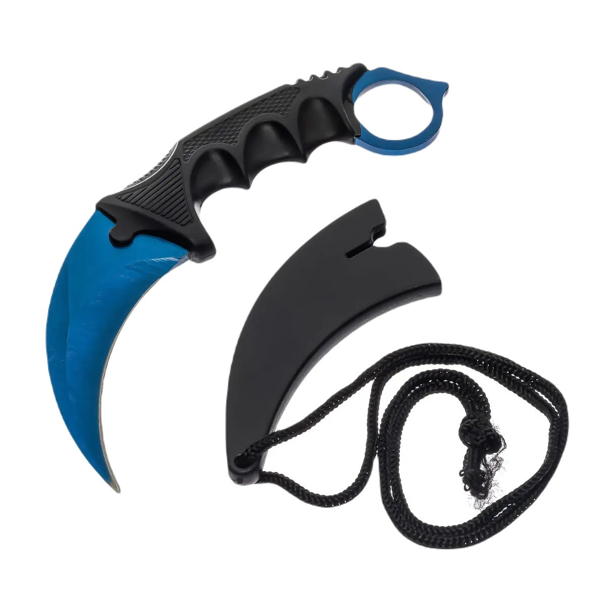 Ніж кіготь Керамбіт 236B з Чохлом 18см Blue (7_00165)
