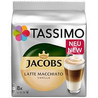 Кофе в капсулах Tassimo Jacobs Latte Macchiato Vanila 8 шт