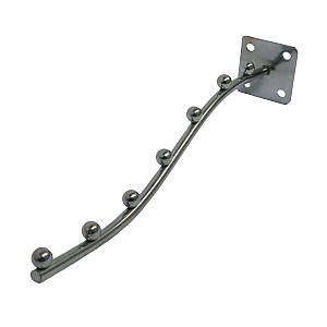 Кронштейн для одягу з кріпленням до стіни 260 мм