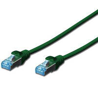 Патч-корд Digitus 0.5м, cat.5e, SF-UTP, AWG 26/7, green DK-1531-005/G OIU