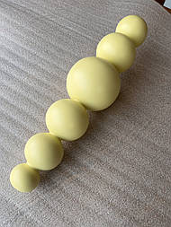 Меблеві ніжки і опори дерев'яні для столу кулі H.620 D.160 /  Високі Кулі - 10.3