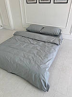 Комплект постельного белья светло-серый Бязь Голд Люкс, Полуторный 150х210