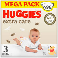 Подгузники Huggies Extra Care Size Размер 3 6-10 кг 96 шт 5029053577944 YTR