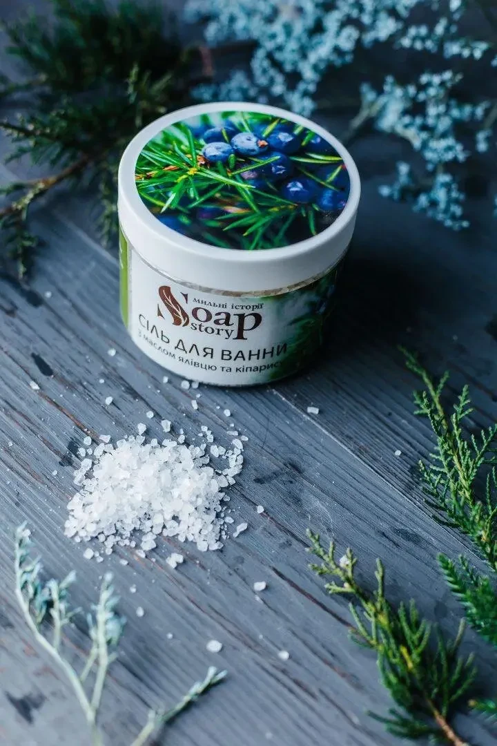 Сіль для ванни "Ялівець та Кипарис", 450г