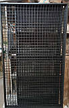 Чорний настінний органайзер Мудборд сітка в рам 88/198см профіль 15х15 мм (від виробника оптом та в роздріб), фото 4