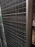 Чорна настінна Декоративна сітка в рам 80/200 см профіль 15х15 мм (від виробника оптом та в роздріб), фото 2