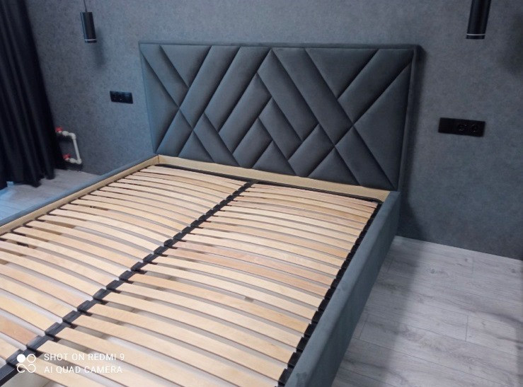 Ліжко двоспальне з підйомним механізмом Тіффані 160х200 см Стильне двоспальне ліжко для спальні