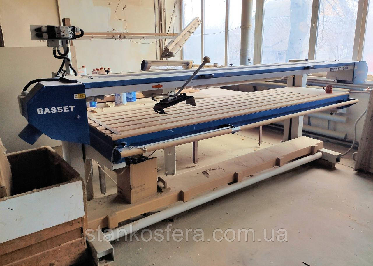 ШЛПС Houfek Basset 300 стрічково-шліфувальний верстат по дереву з поворотом стрічки для торцевого шліфування, фото 1