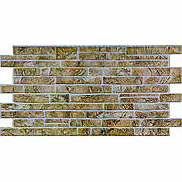 Декоративна ПВХ панель 3Д декор стін 96х48х0,4см камінь міх