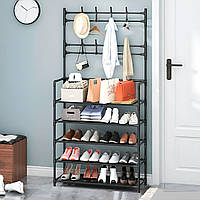 Стойка для одежды и обуви 165х59х25см, Simple floor clothes rack / Напольный стеллаж-вешалка в прихожую