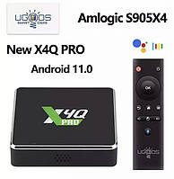 TV BOX Android Ugoos X4Q Pro 4/32 Мощная ТВ приставка