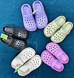Дитячі капці крокси сабо crocs жовті р31 20.5 см, фото 6