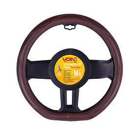 Чохол на кермо розмір M, шкіра, коричневий колір VOIN