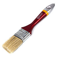 Пензель флейцевий Polax 1.5" професійний, змішаний ворс, дерев'яна ручка, тип "Євро" (14-002)