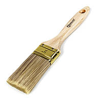 Пензель флейцевий Polax 2" тип "Чемпіон" професійний, штучний ворс, дерев'яна ручка (06-003)